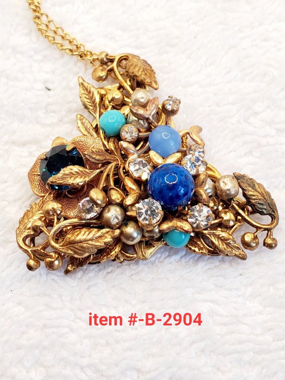 1 Vintage MIRIAM HASKELL Necklace, item # B-2904,  wt. 24 grams.